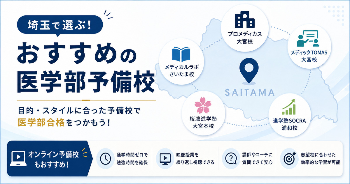 埼玉でおすすめの医学部予備校