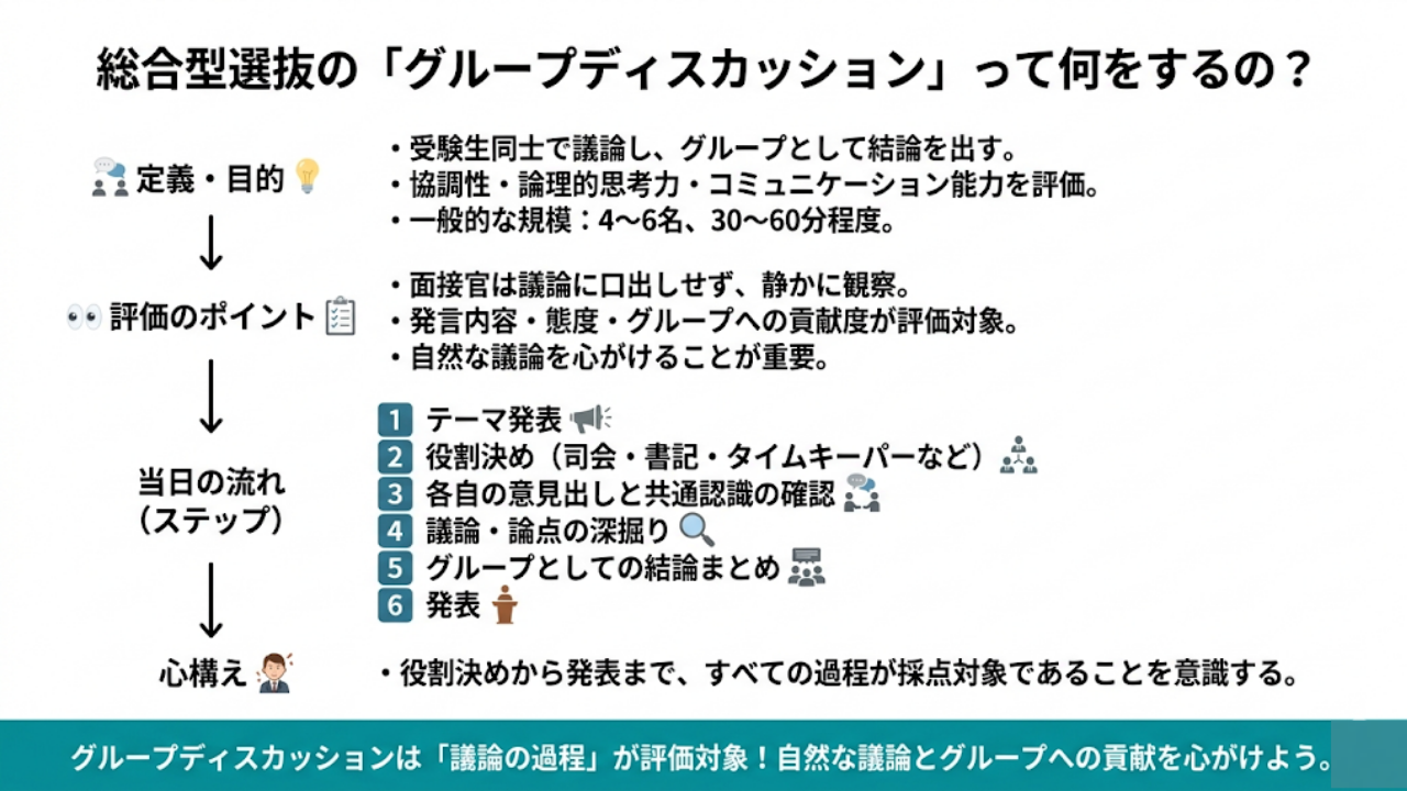 総合型選抜(旧AO入試)のグループディスカッションとは