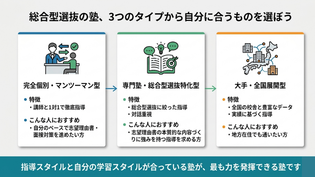 総合型選抜対策におすすめの塾