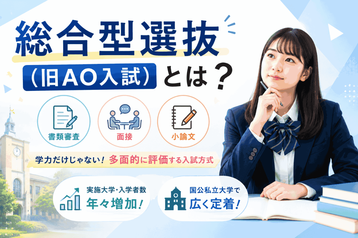 総合型選抜(旧AO入試)とは?