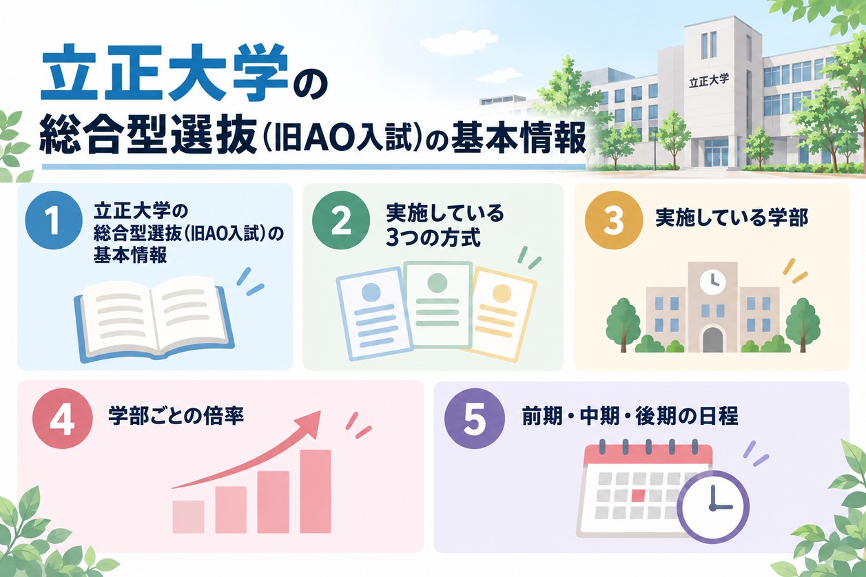 立正大学の総合型選抜(旧AO入試)の基本情報
