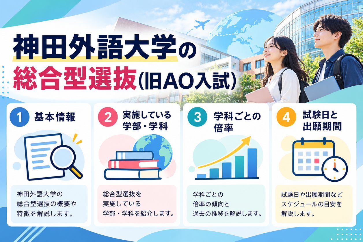 神田外語大学の総合型選抜(旧AO入試)の基本情報