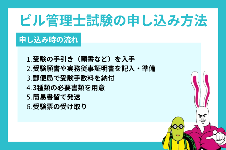 ビル管理士（建築物衛生管理技術者）試験の申し込み方法