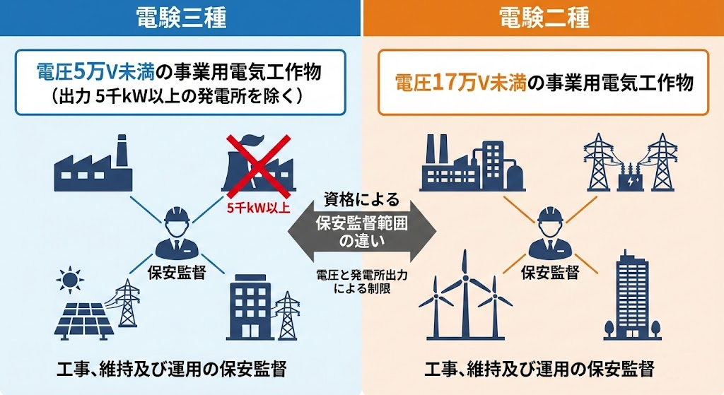 電験三種と電験二種の違い