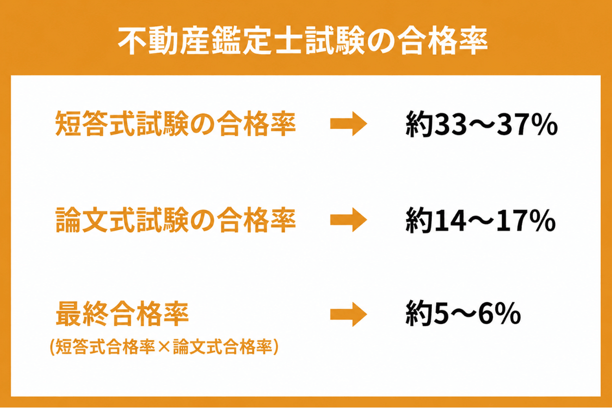 不動産 鑑定 士 難易 度