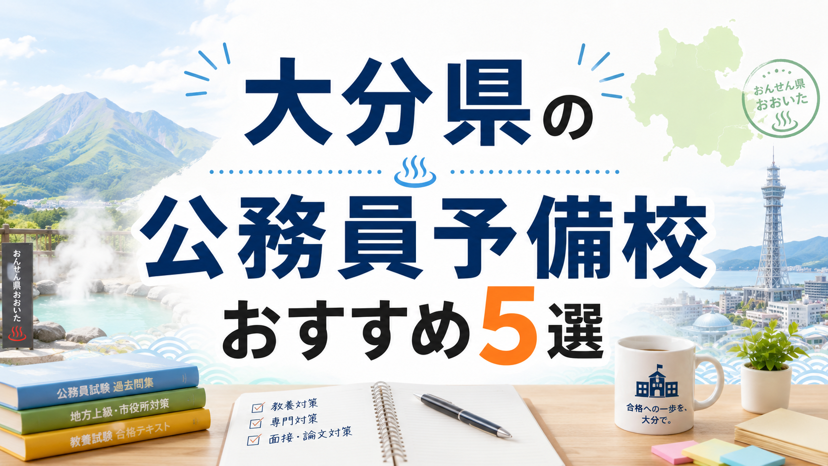 大分県の公務員予備校おすすめ5選