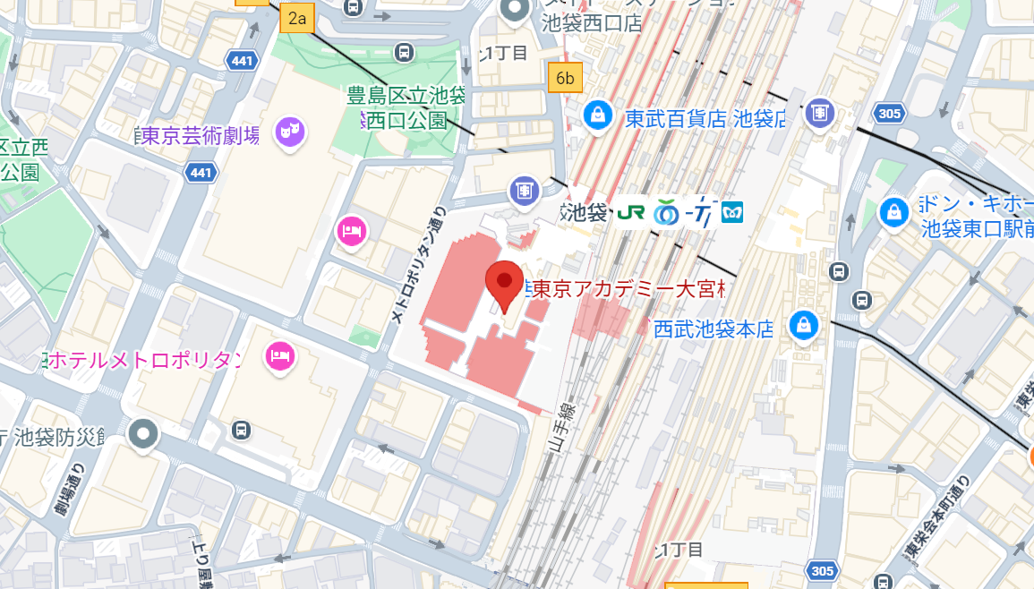 東京アカデミー　大宮校の地図