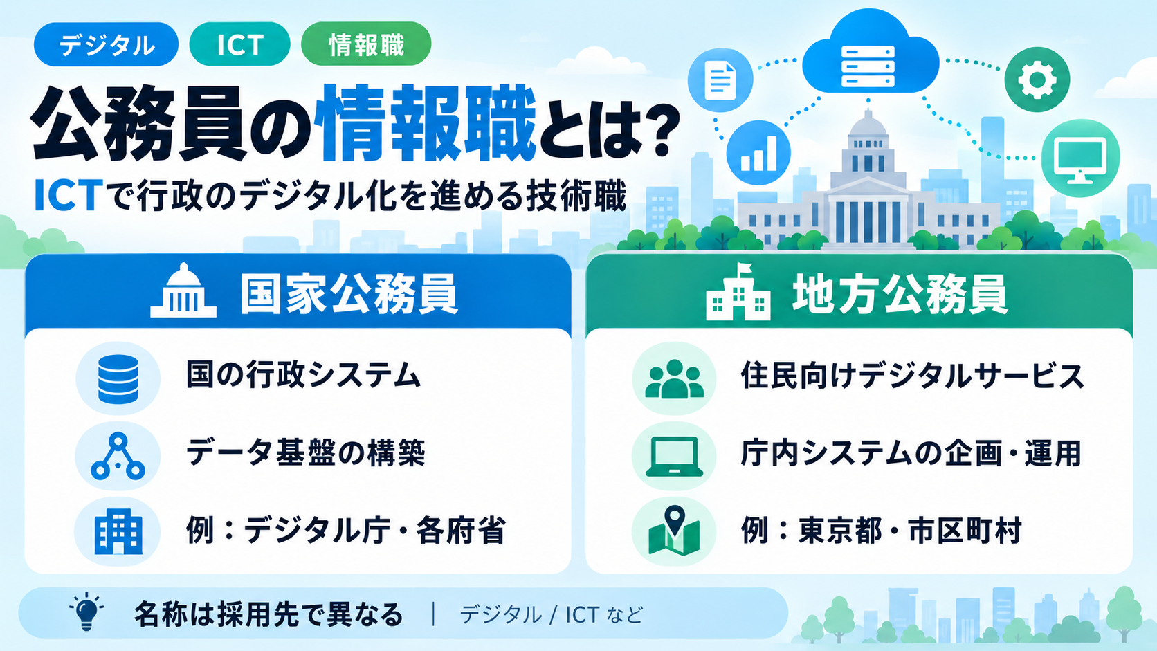 公務員の情報職とは？