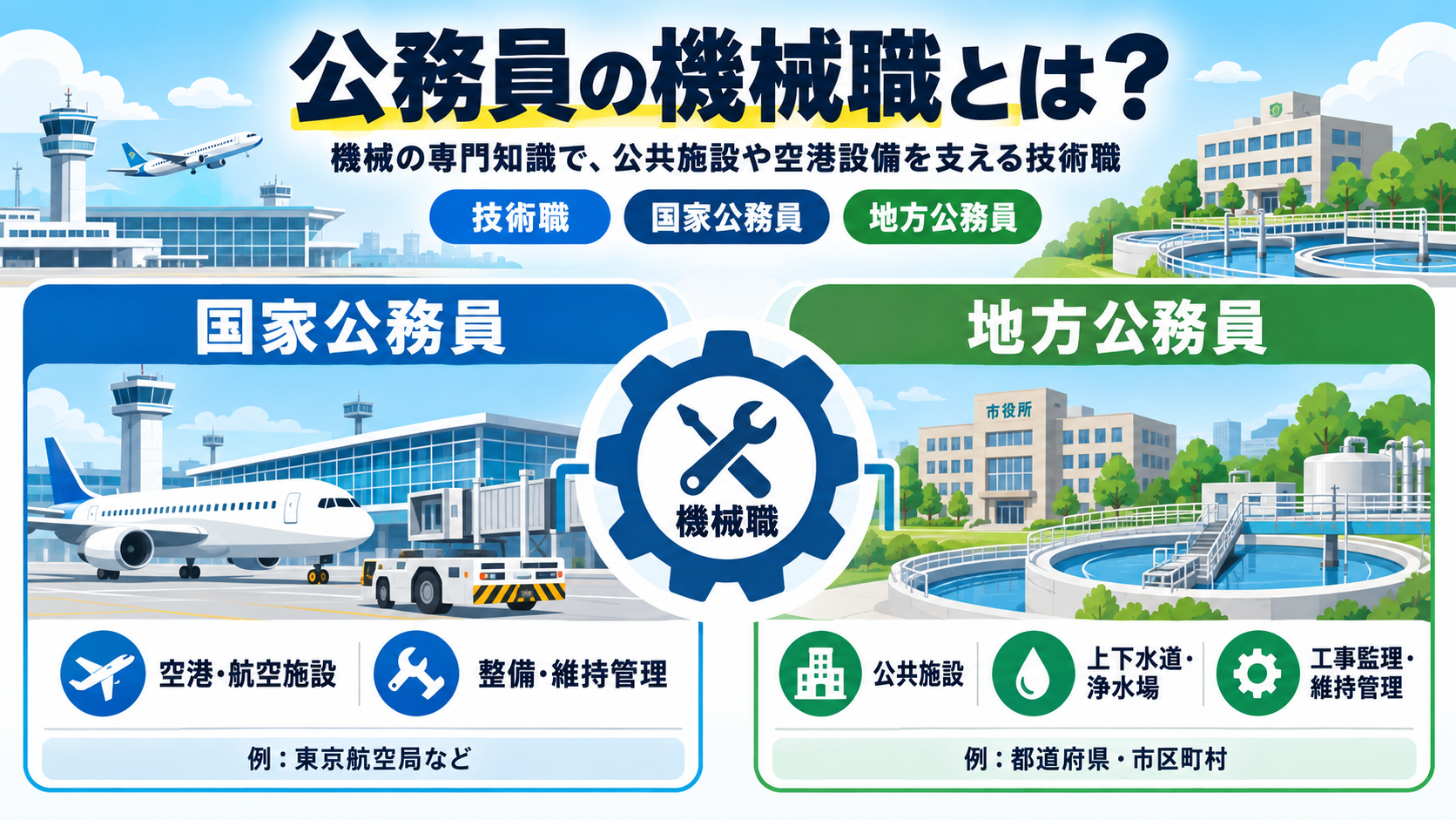 公務員の機械職とは?