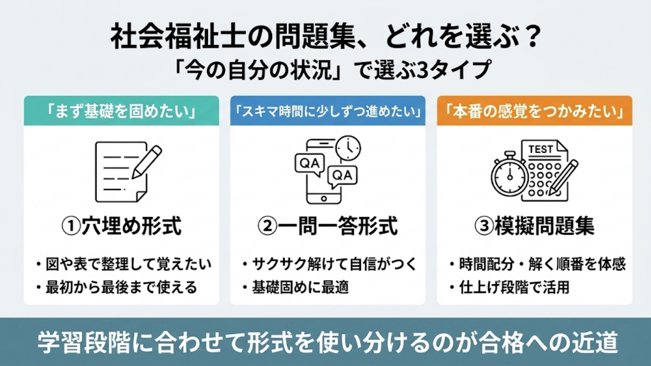 社会福祉士試験の問題集おすすめ