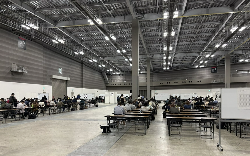 令和8年度社労士試験会場内(東京ビッグサイト)