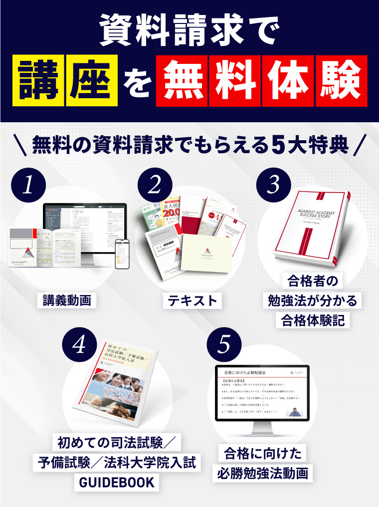 アガルート 司法試験 予備試験 総合講義 1問1答 7科目 決定づけ