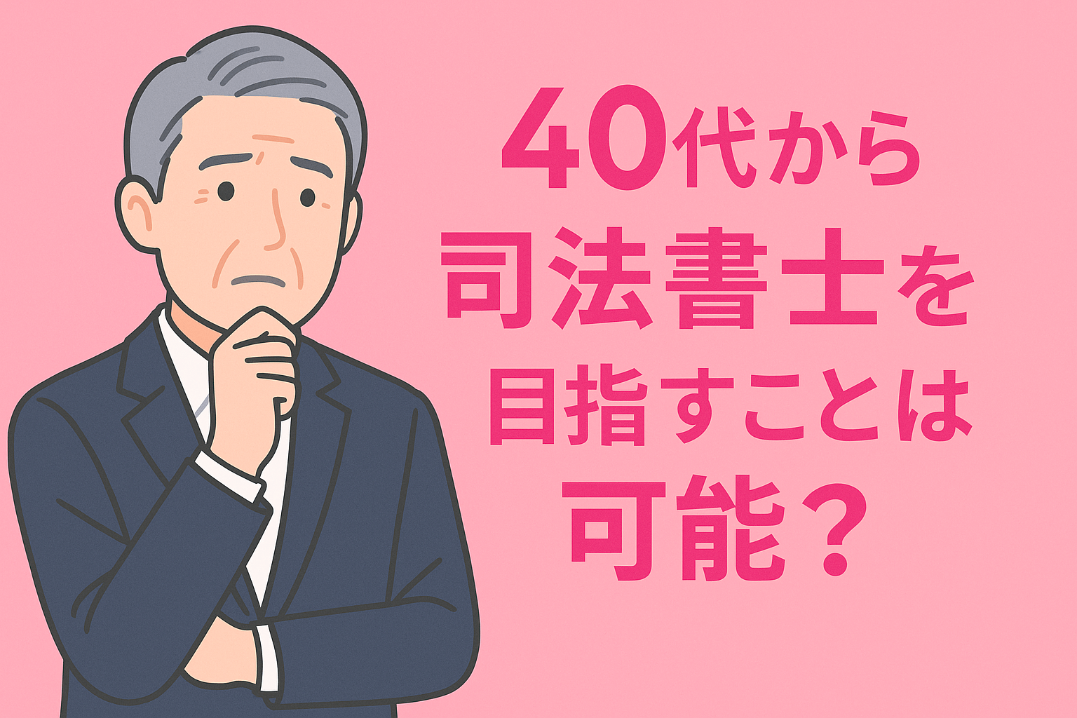 40代から司法書士を目指すことは可能？未経験から就職できる理由と挑戦の道