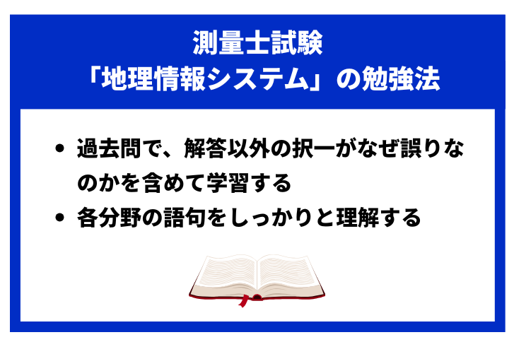 測量士試験「地理情報システム」の勉強法